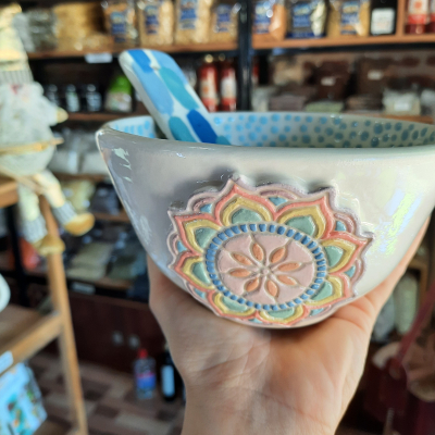 Bowls con cuchara