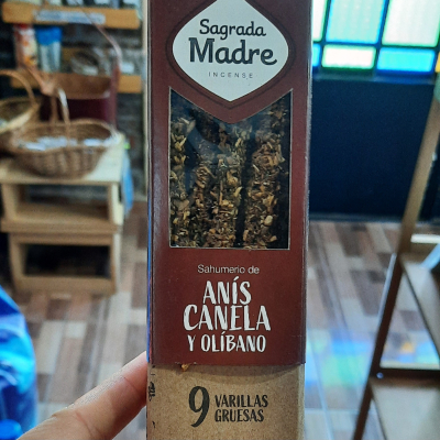 Sahumerios canela, anis y olibano