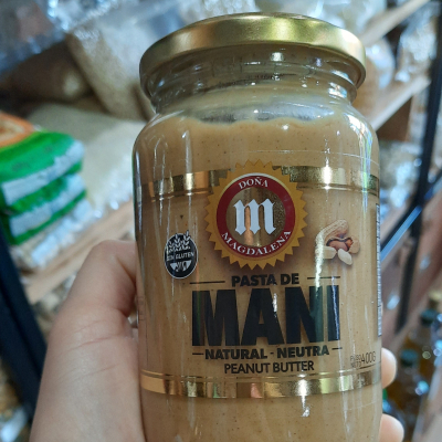 Pasta de mani neutra sin tacc