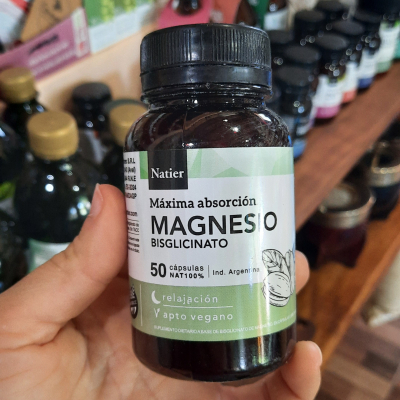 Bisglicinato de magnesio 50 capsulas