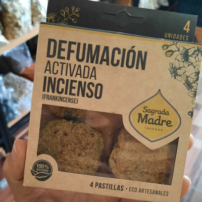 Pastilla defumadora de incienso