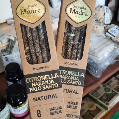 Sahumerio de citronela y naranja natural