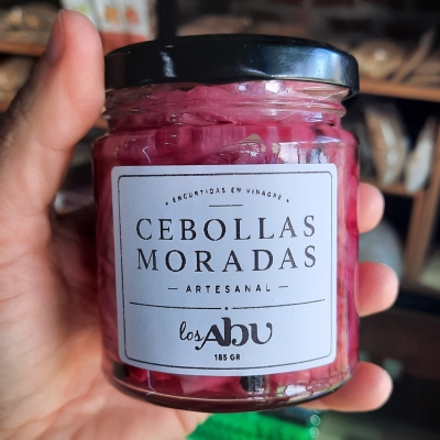 Cebolla morada encurtida