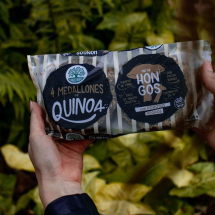 Medallones hongos y porotos negros sin tacc