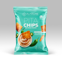 Pita chips masa madre jalapeño