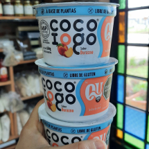 Yogur coco iogo de durazno sin azucar sin tacc