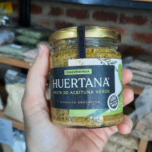 Pasta de aceitunas verdes