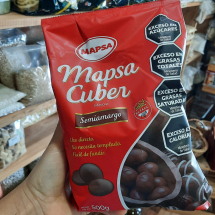 Boton chocolate semiamargo sin tacc
