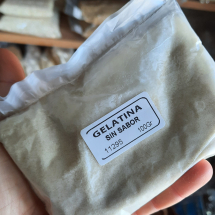 Gelatina sin sabor sin tacc
