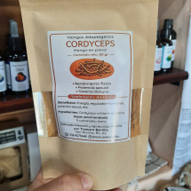 Hongos adaptogenos cordyceps en polvo